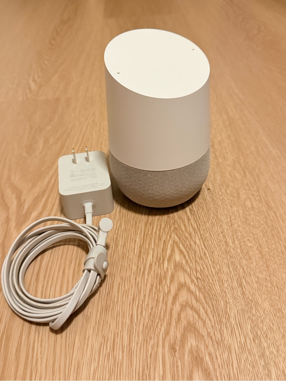 Google Home Smart Speaker - White and Light Gray